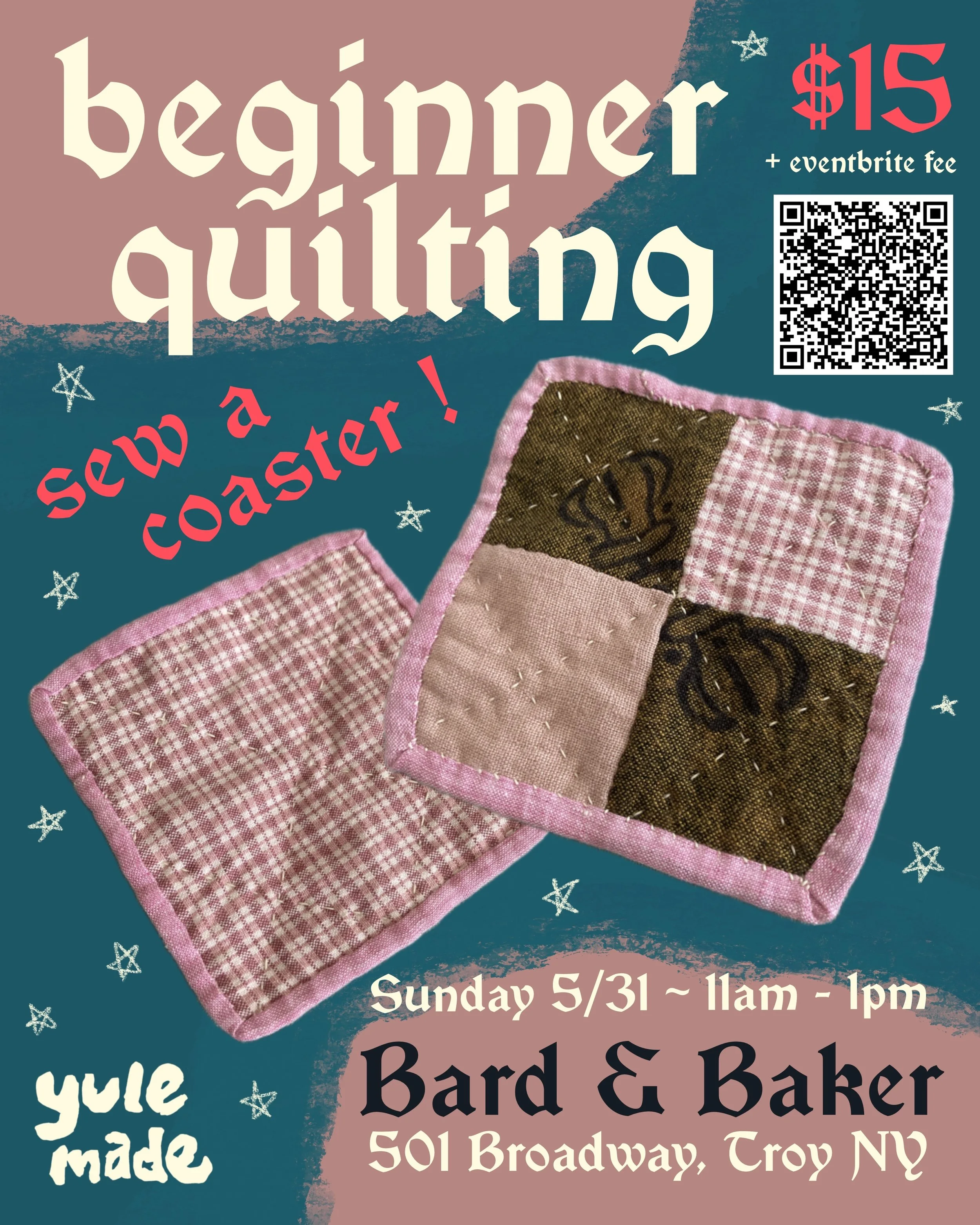 Beginner Quilting Workshop w/ yule made 