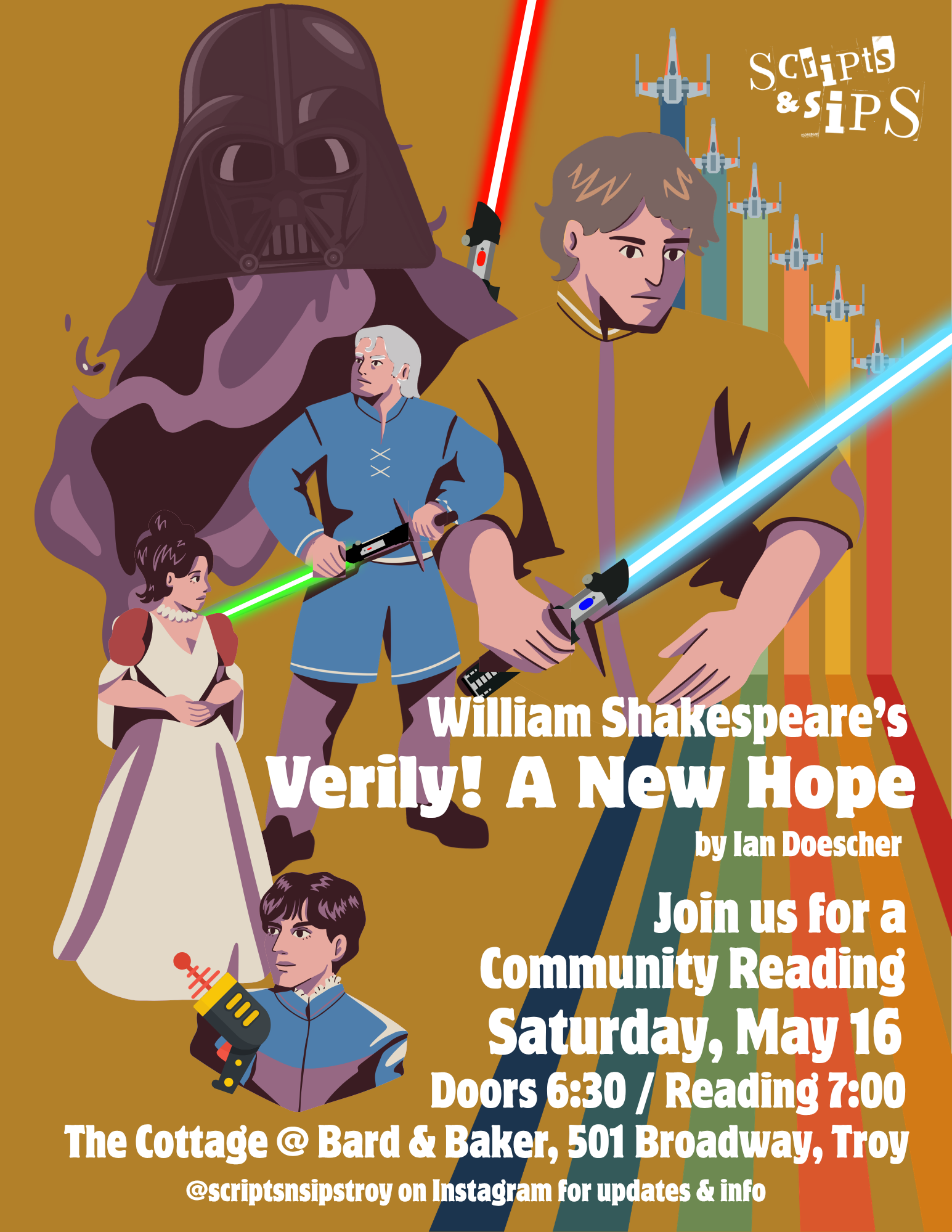 Scripts and Sips: William Shakespeare's Star Wars: Verily, A New Hope