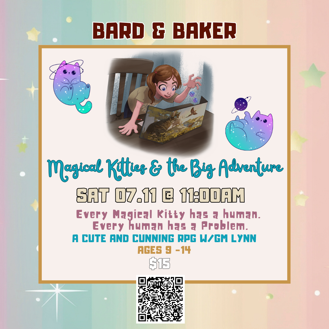 Magical Kitties RPG w/ GM Lynn (Ages 9 - 14)