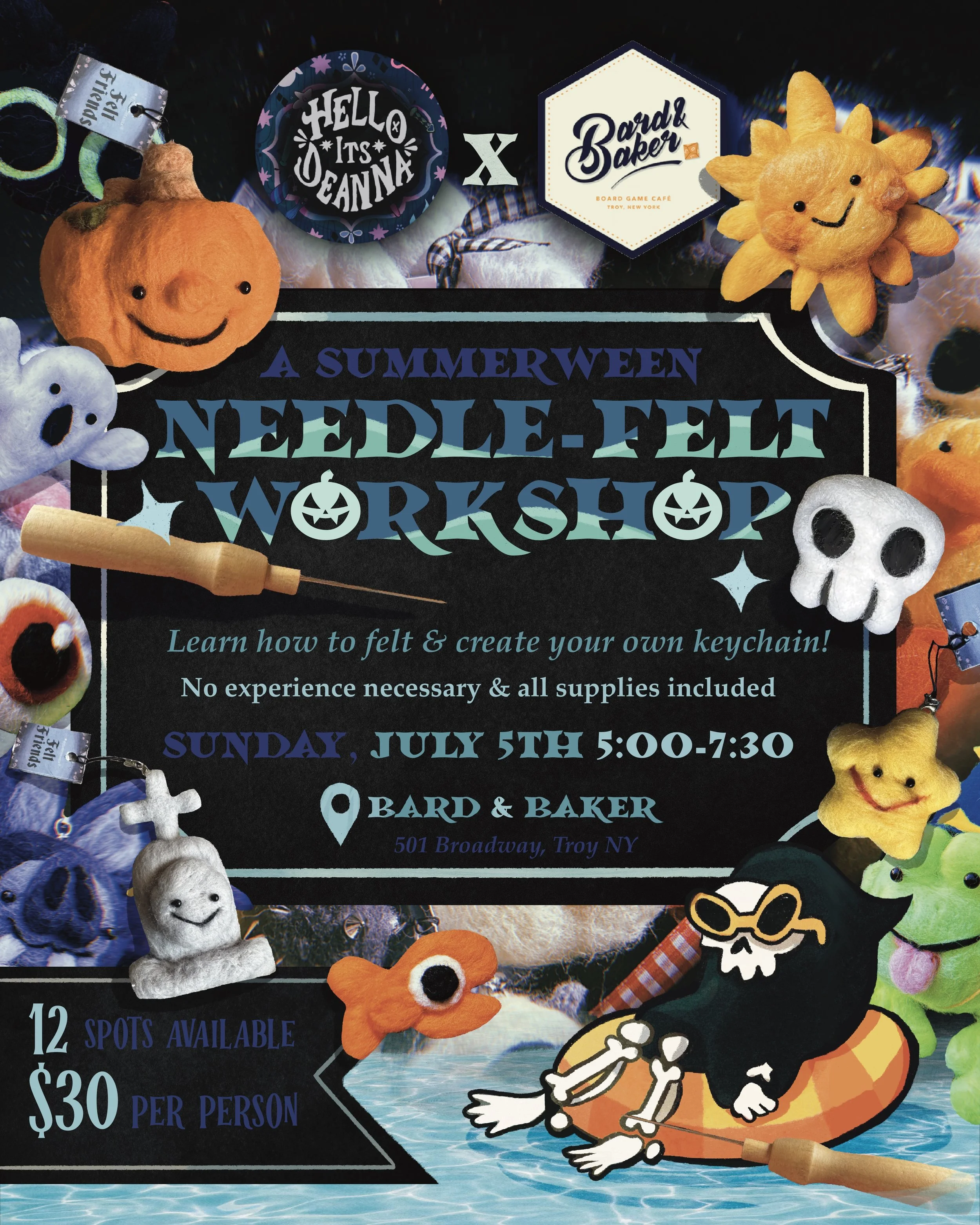 Summerween Needlefelt Workshop