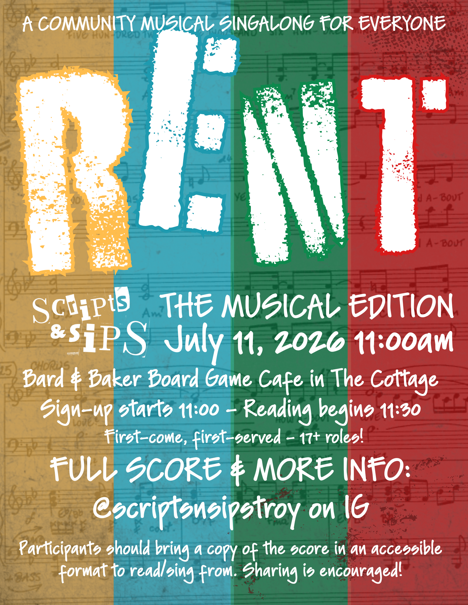 Scripts and Sips: RENT