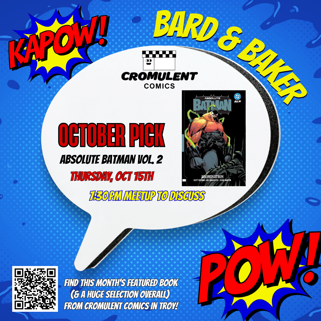 Cromulent Comics' Monthly Comic Book Club