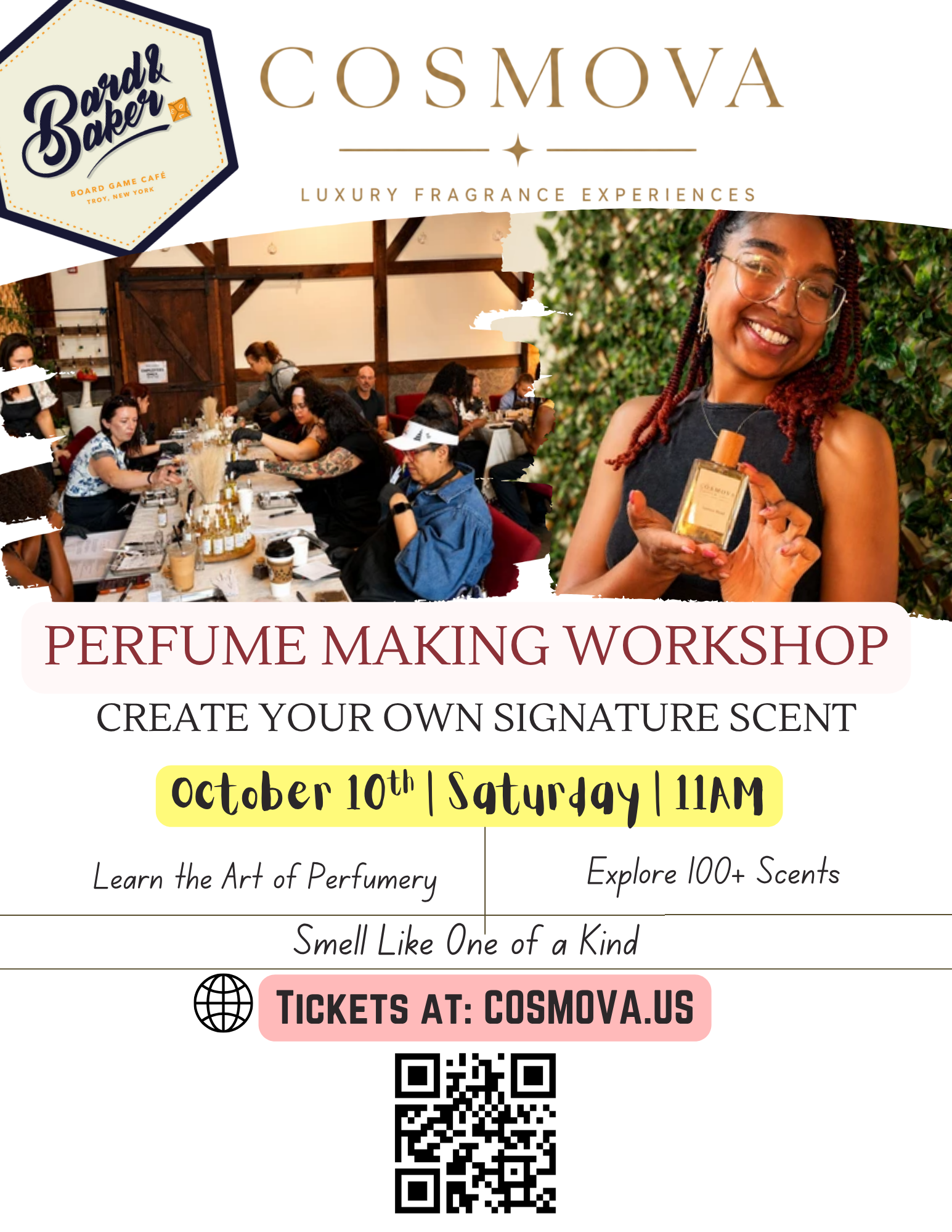 Create Your Signature Scent: Perfume Making Workshop
