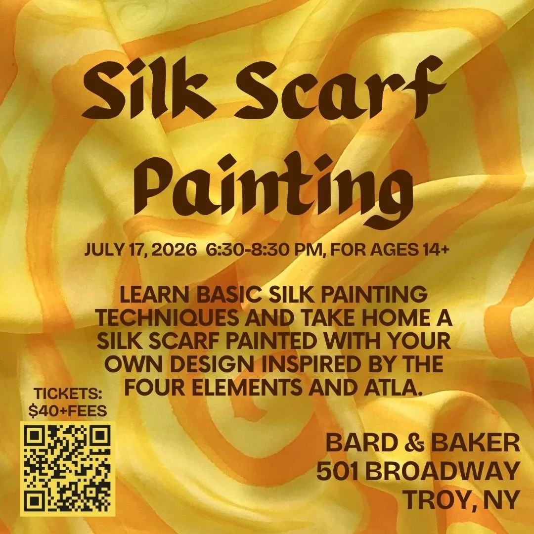 Last Airbender Silk Scarf Painting