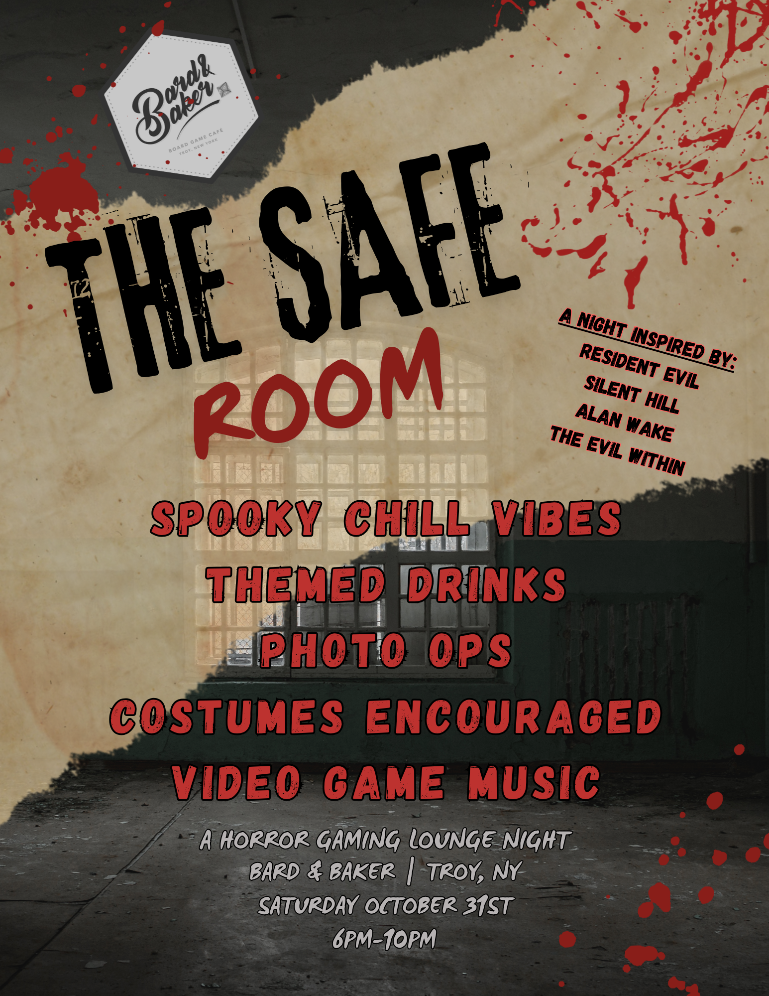 The Safe Room: Spooky Pop-Up Lounge 