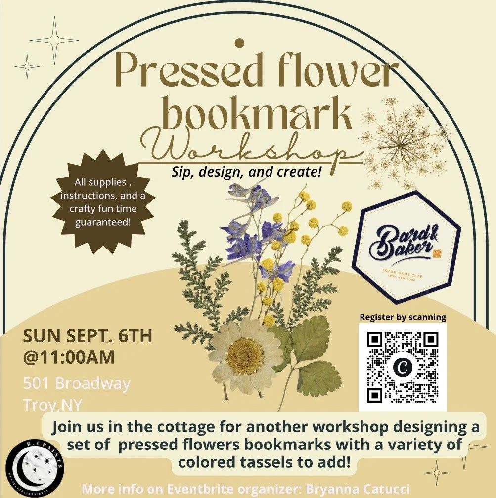 Pressed Flower Bookmark Workshop w/Bryanna