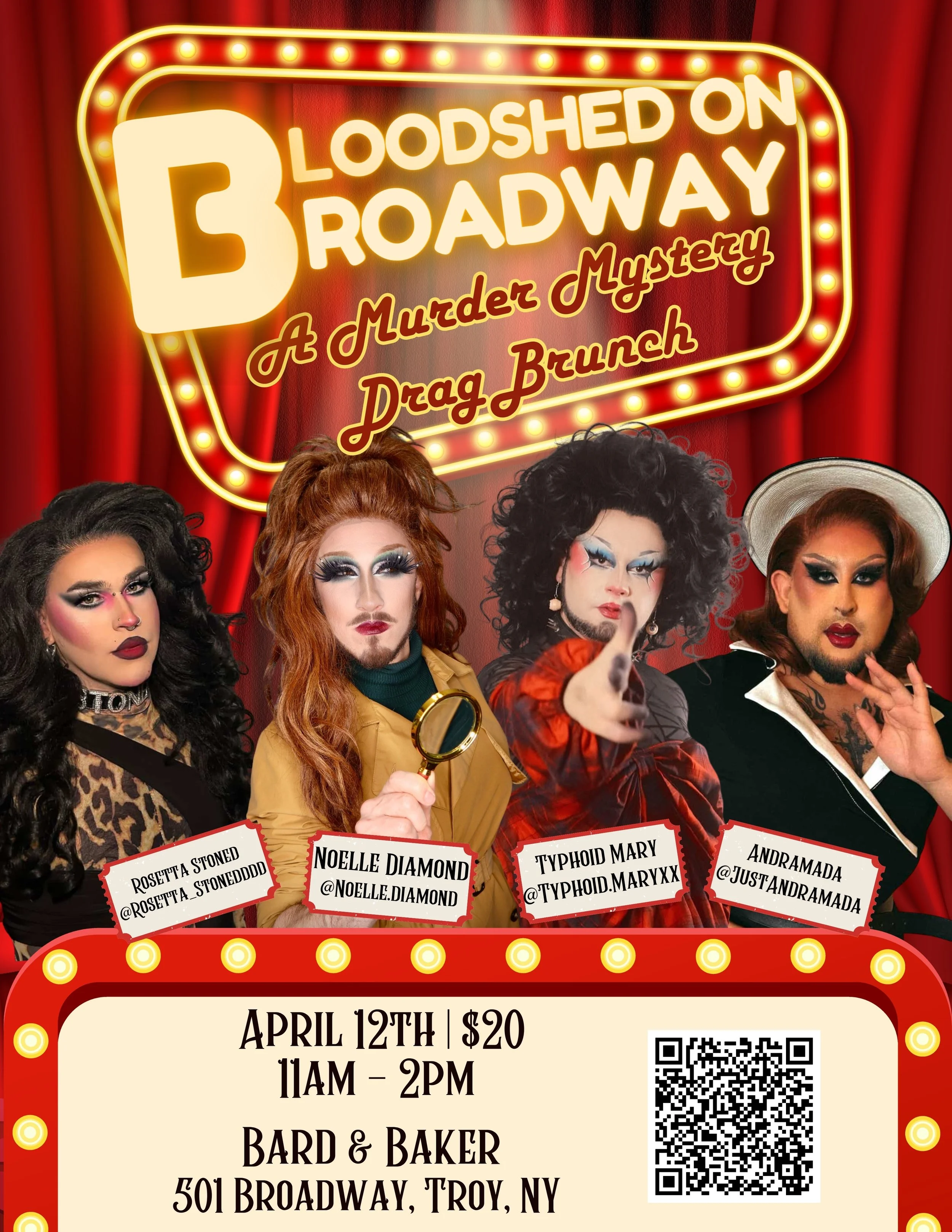 Bloodshed On Broadway Drag Brunch w/ Noelle Diamond