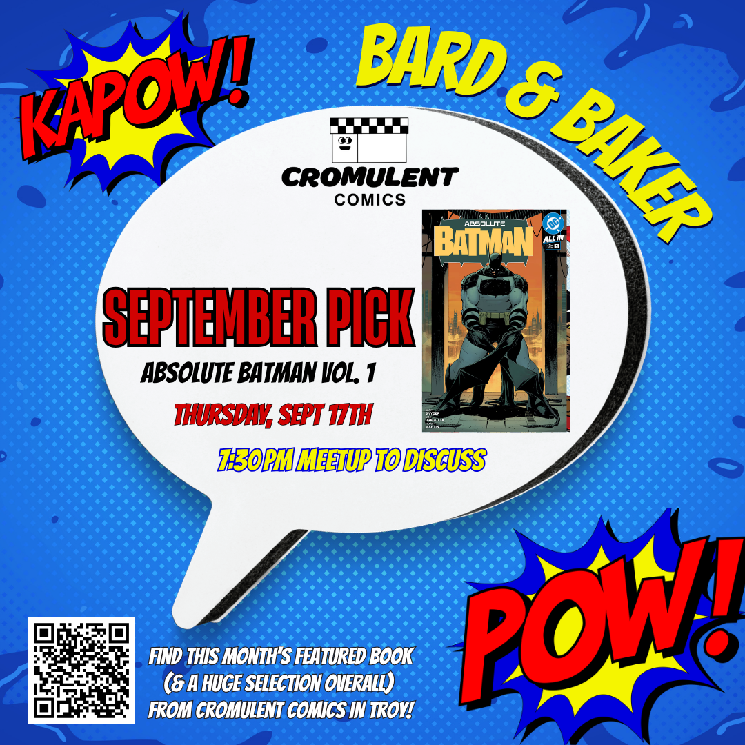 Cromulent Comics Monthly Comic Book Club