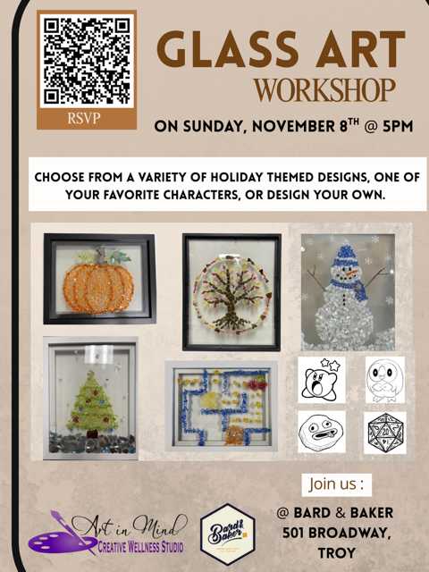 Glass Art Workshop w/ Art in Mind