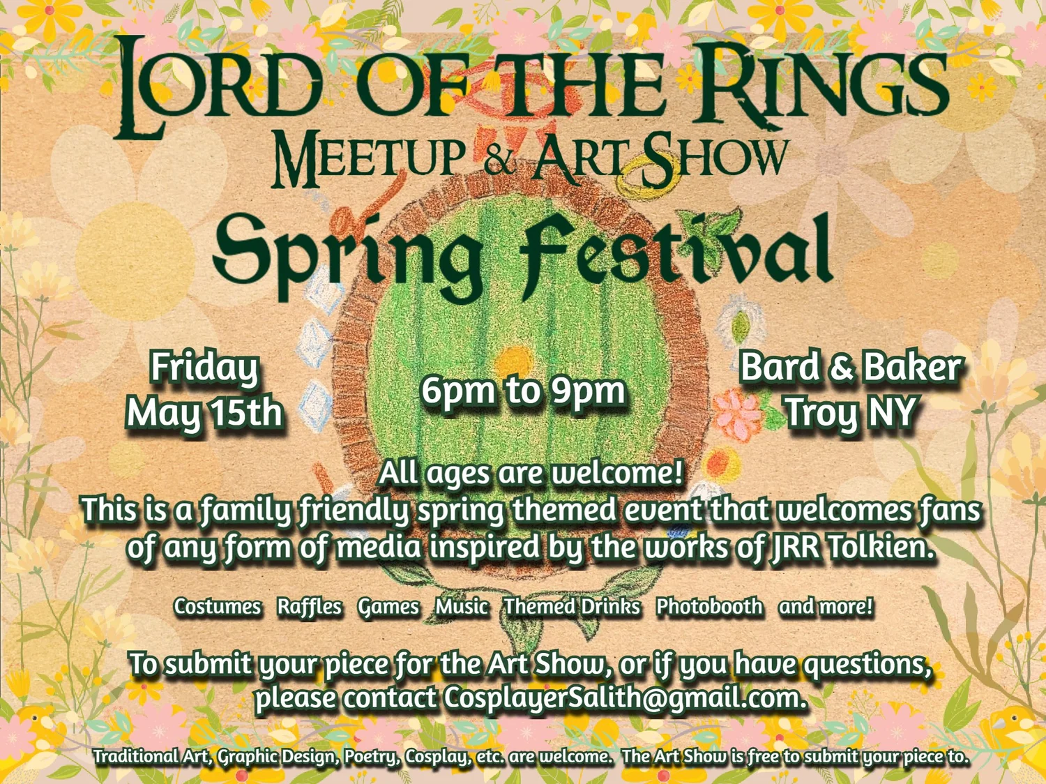 Lord of the Rings Spring Meet Up and Art Show: Spring Festival! — Bard ...