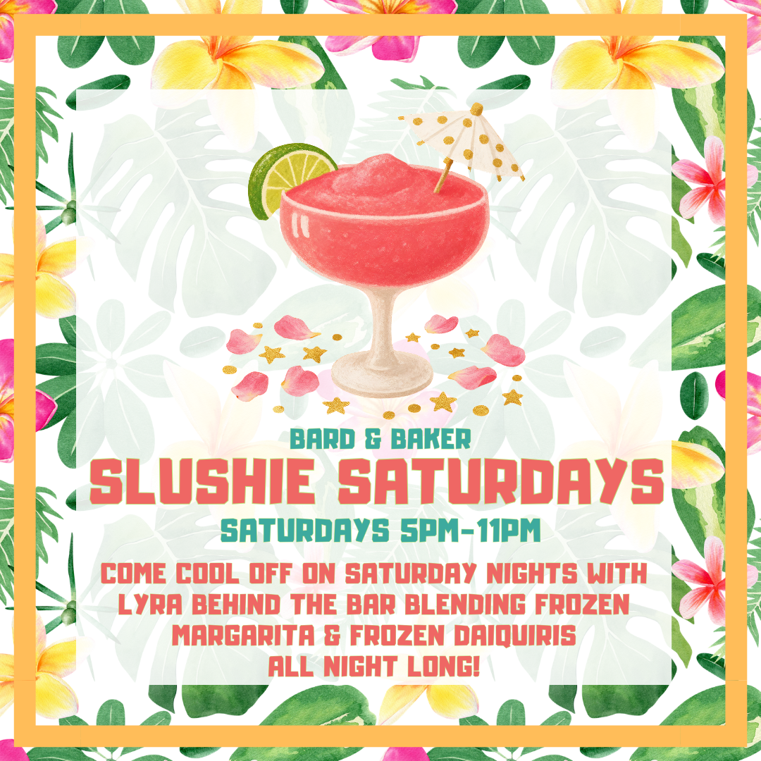 Slushie Saturdays: Frozen Margarita & Daiquiri Specials!