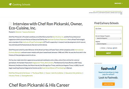 Cooking Schools