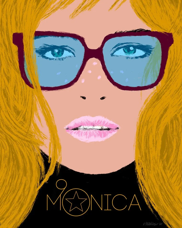 Monica Vitti 90th Birthday Tribute Artwork