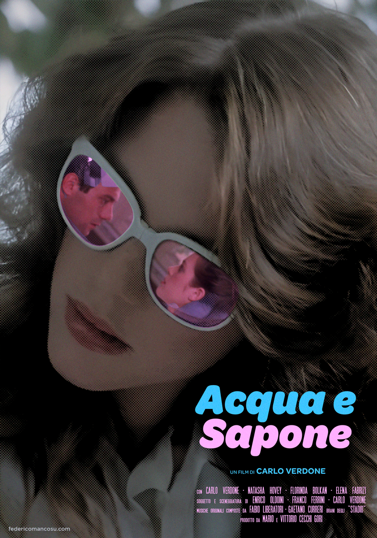 Acqua e Sapone (Carlo Verdone) - Fan Art Poster by Federico Mancosu
