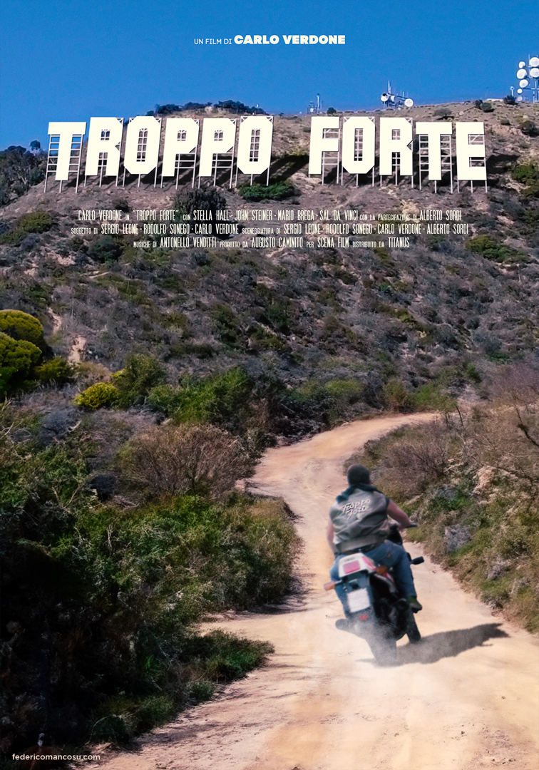 Troppo Forte (Carlo Verdone) - Fan Art Poster by Federico Mancosu