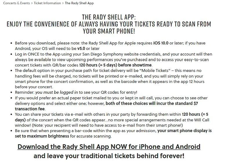 How The Rady Shell Launched Its Inaugural Season with Digital Tickets