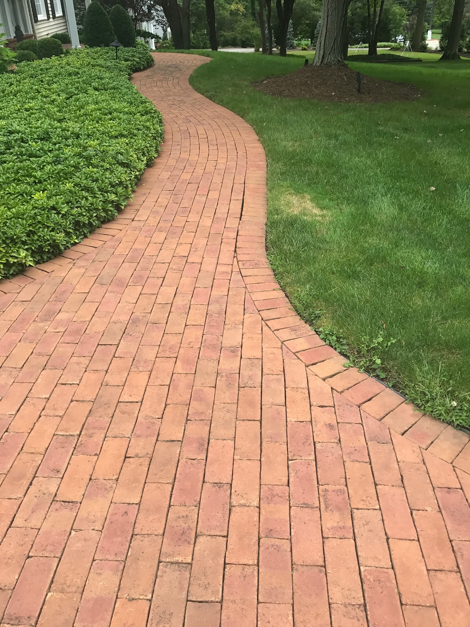 Walkway, patio pavers, landscape design by top landscaping companies certified by Unilock Chagrin Falls OH