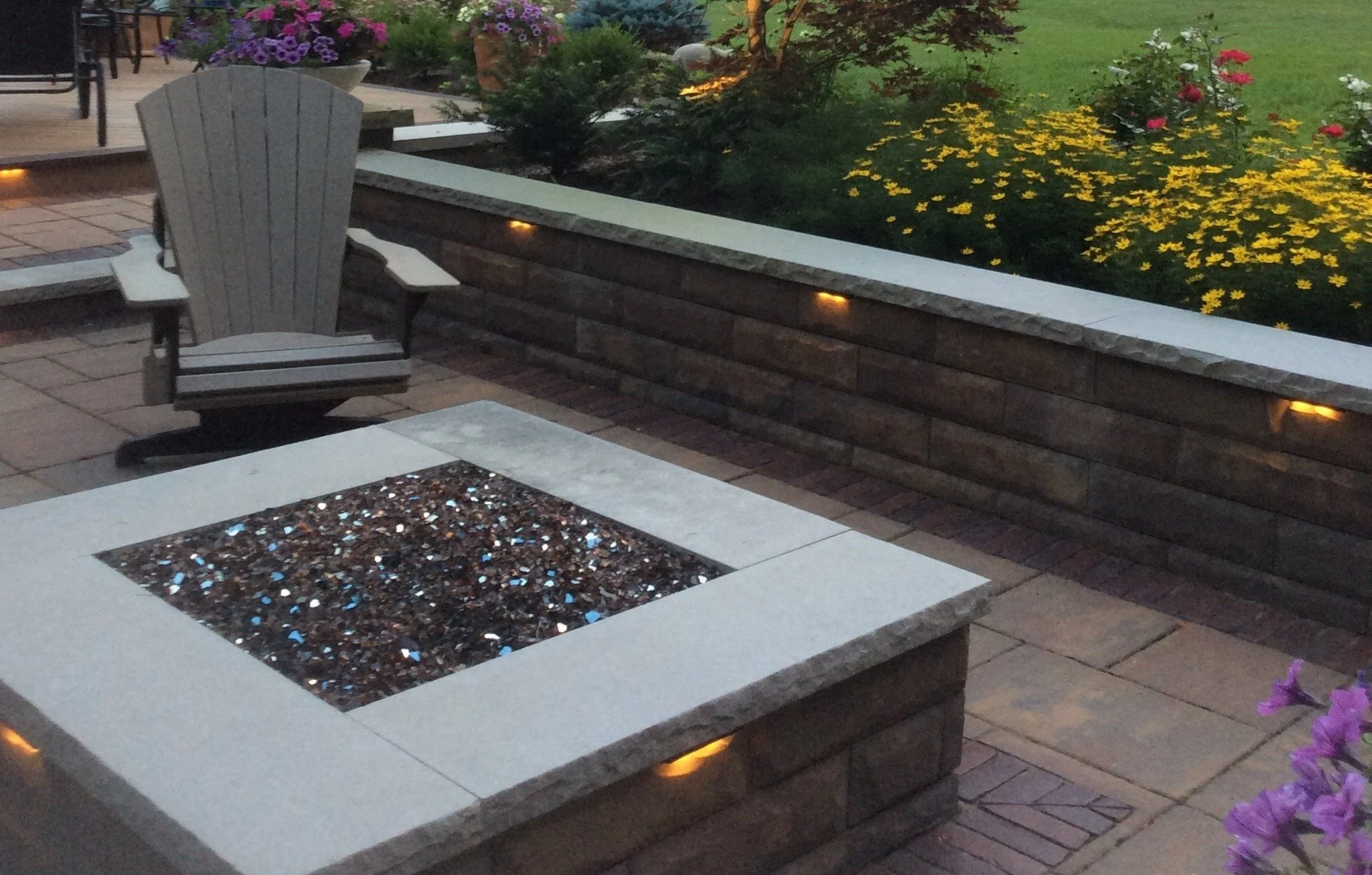 Relax With Warm Apple Cider by the Fire on a Custom-Built Patio in Chagrin Falls and Auburn Township, OH