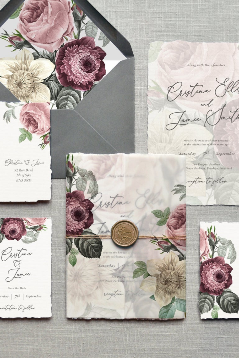 Floral Wedding Invitations Png Photo Turskata Banya Wedding