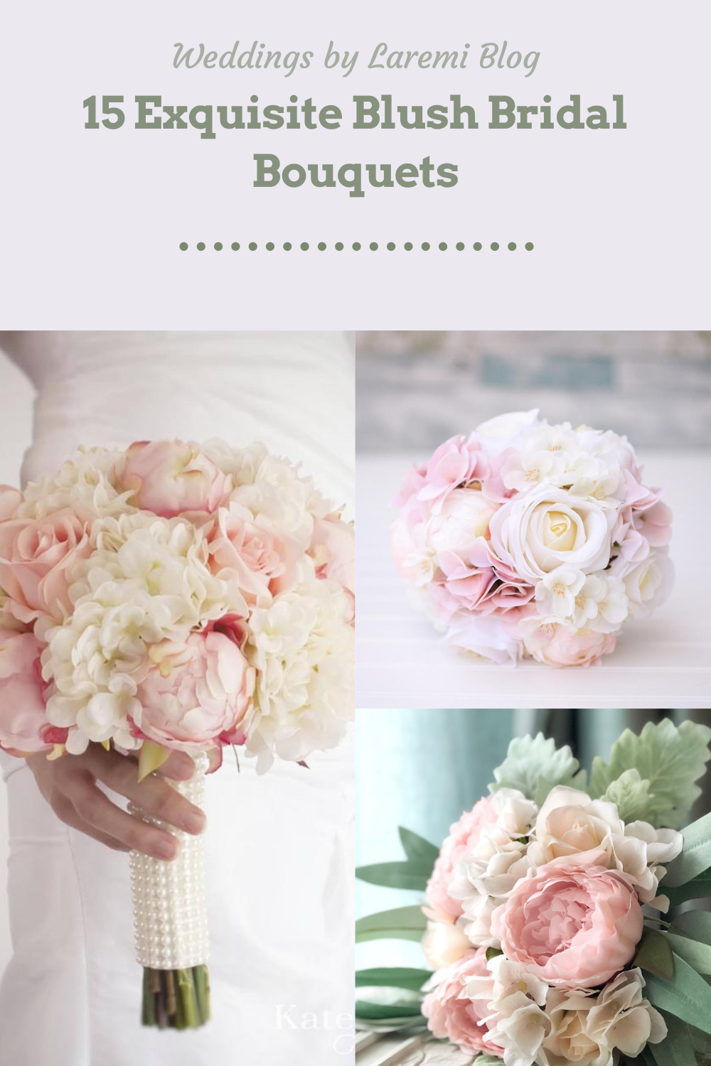Bridal Flowers Flowergirl posy wedding bouquet  Ivory & Peach