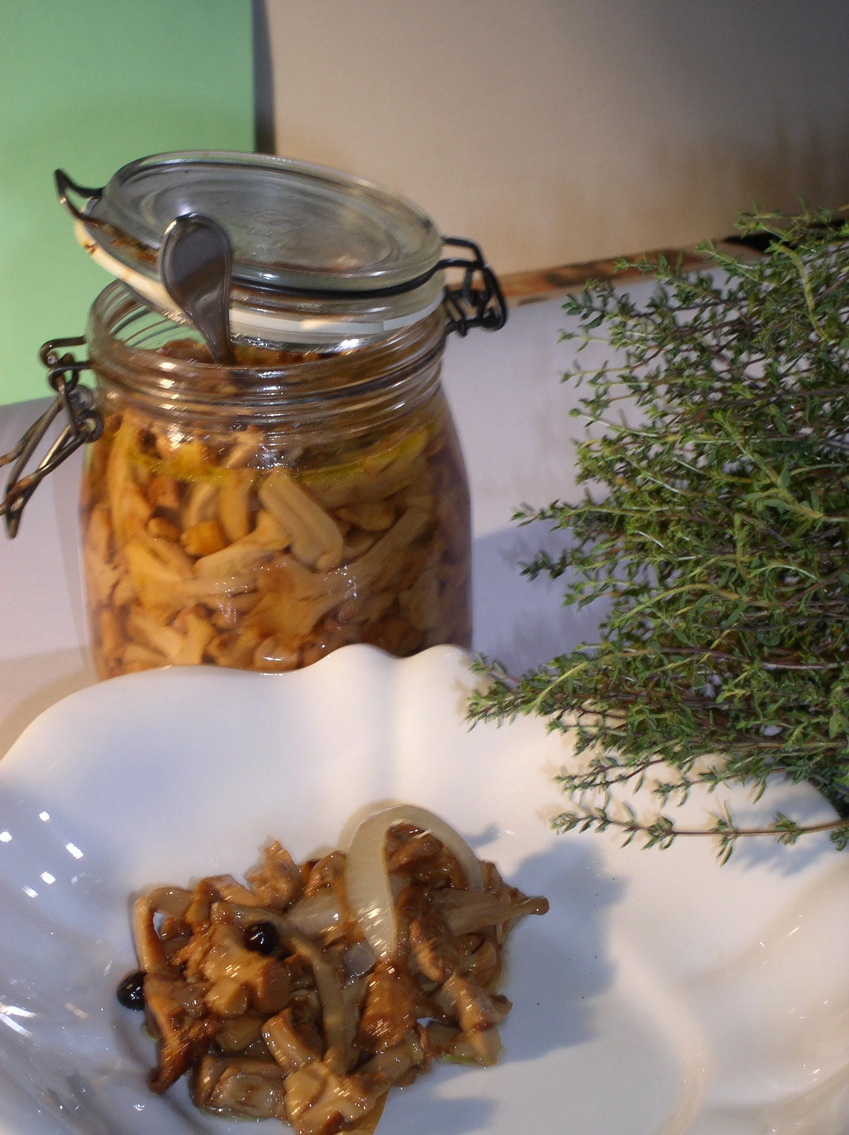 Schwammerl oder Pilze sauer eingelegt