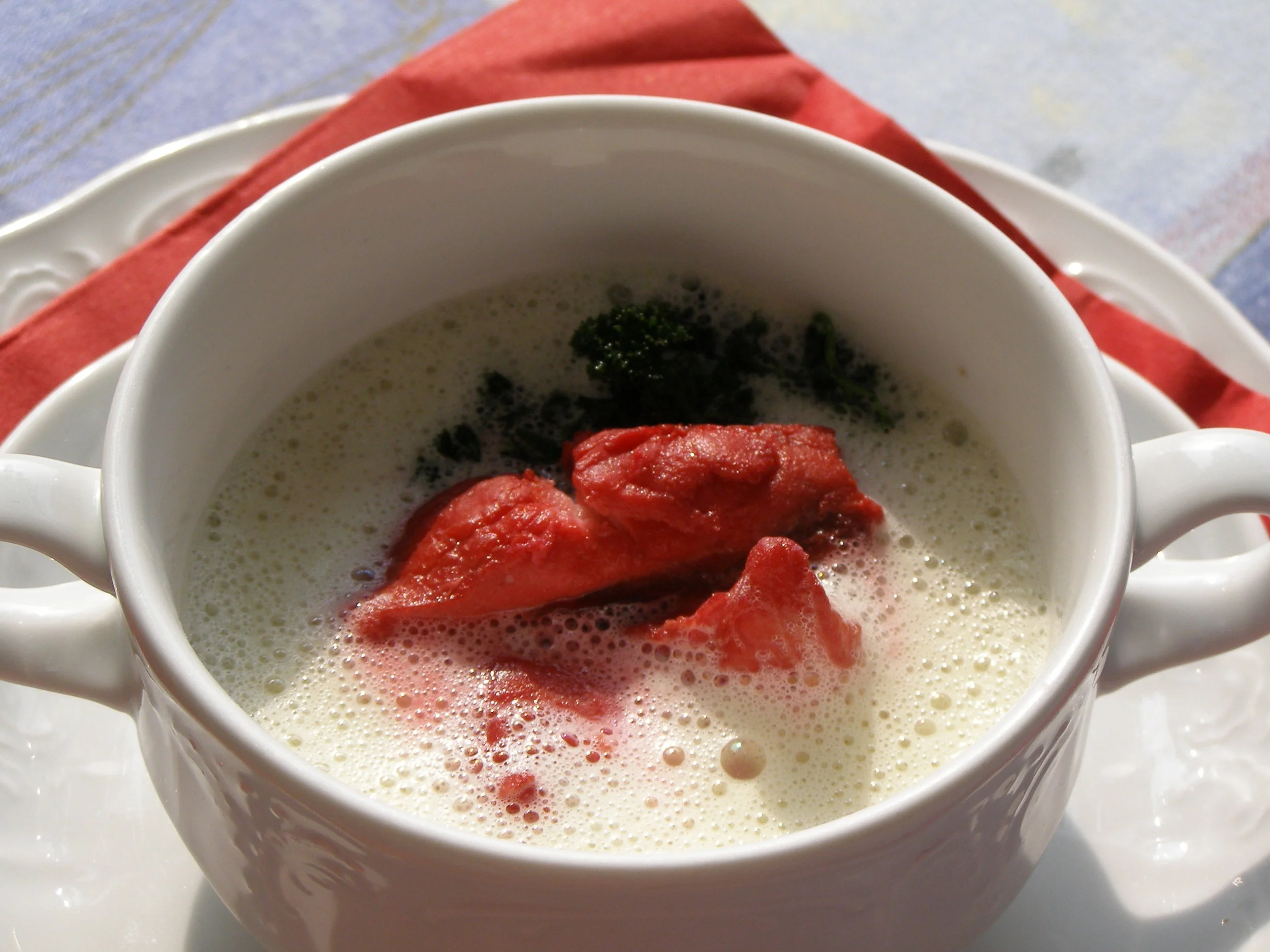 Apfelkrensuppe mit Roten Rüben