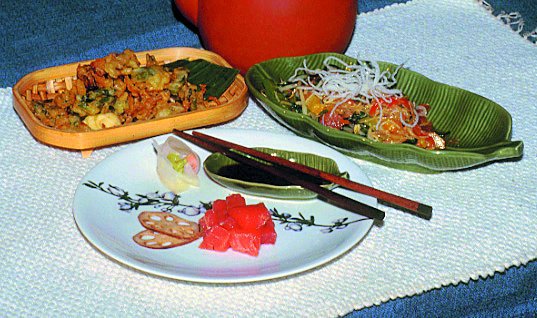 Tempura und Sashimi