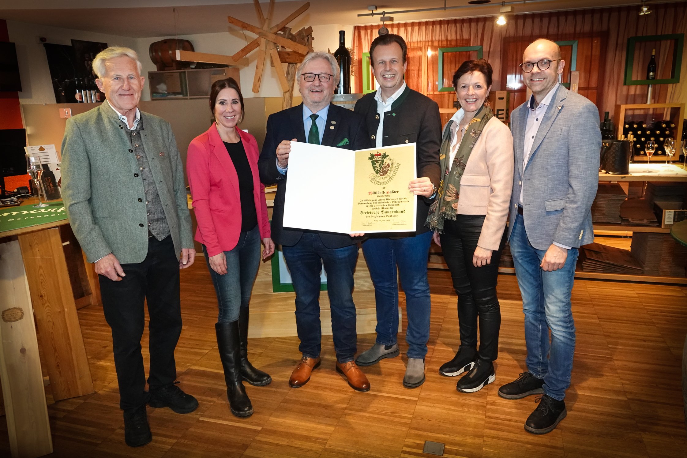 Auszeichnung Willi Haider Bauernbund 2026