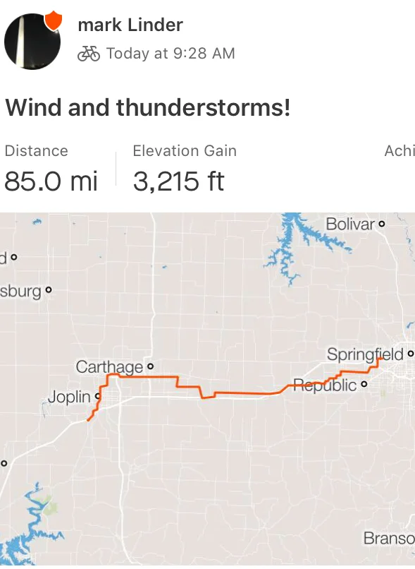 Day 12 Wind and Thunderstorms! 6-26-18