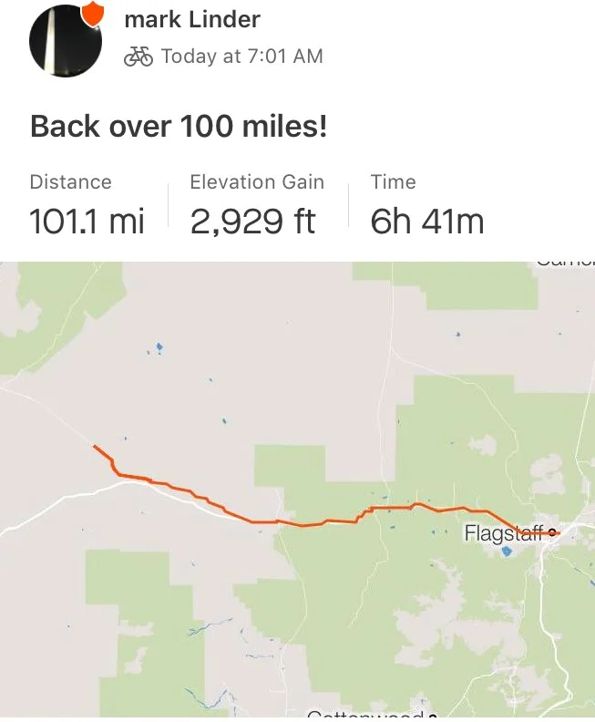 Day 27 Back over 100 miles!  7-11-18