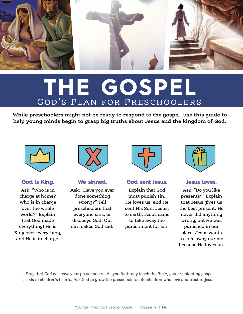 The Gospel Poster for Preschoolers