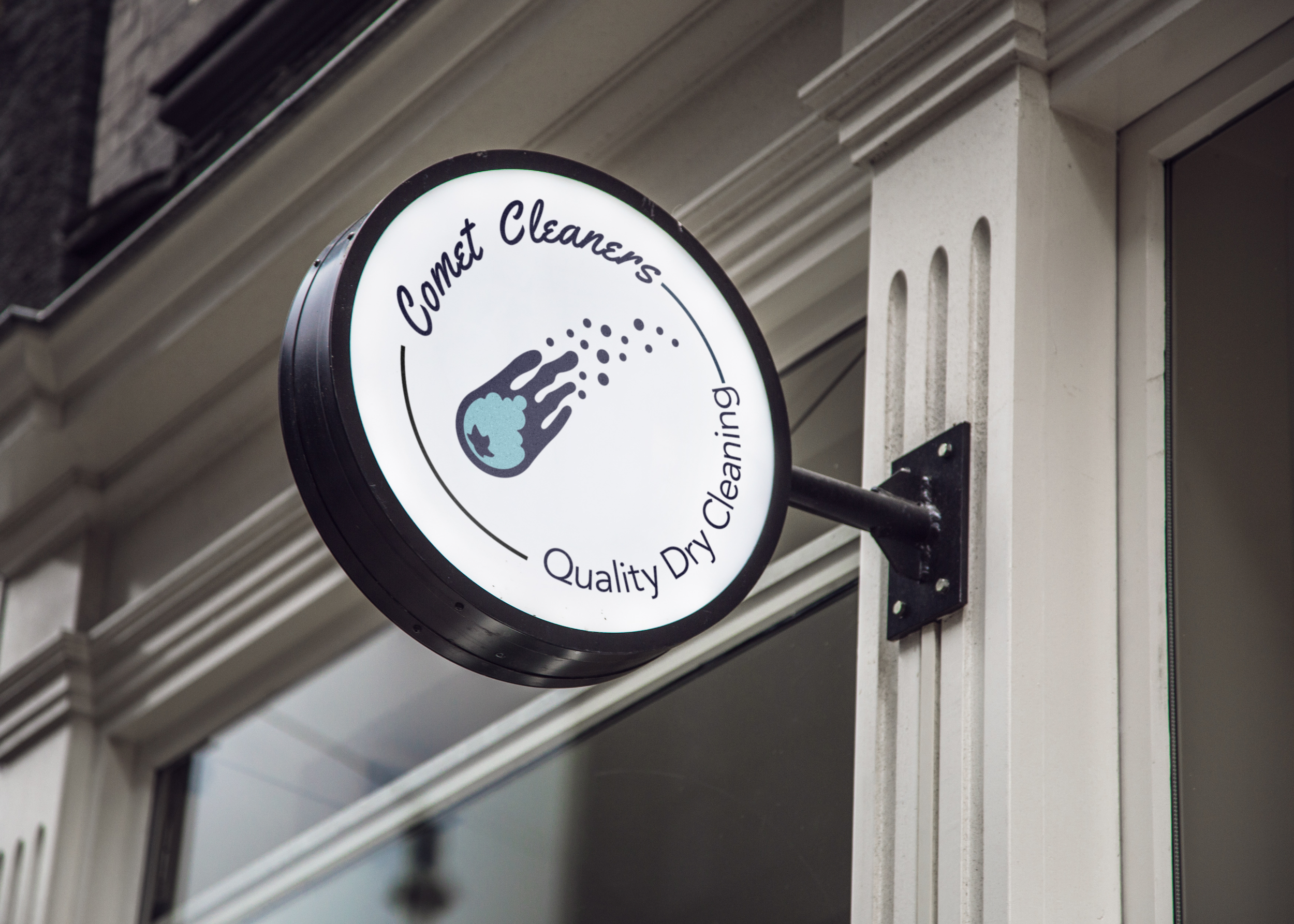 Comet Cleaners Sign.png