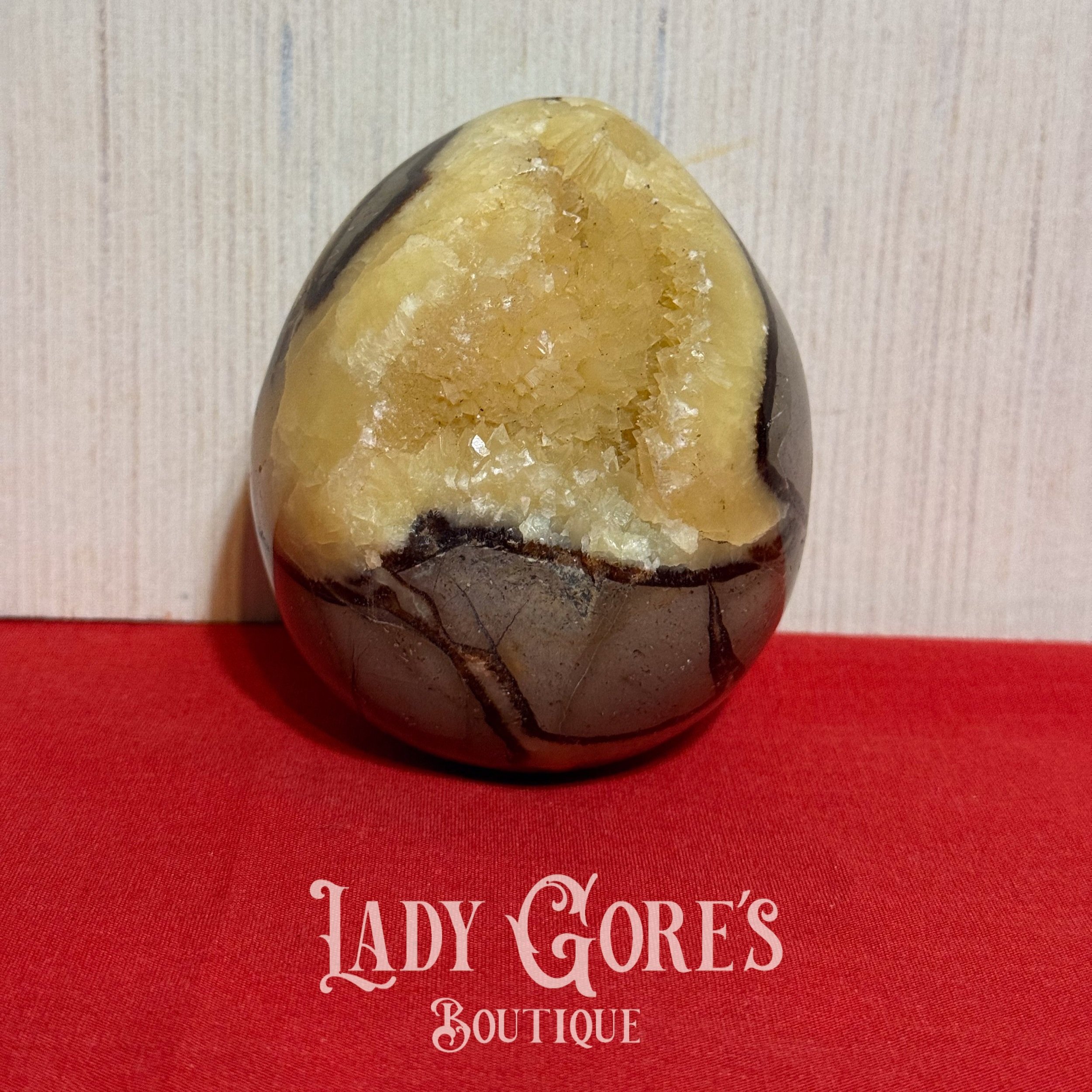 Dragon Septarian Quartz Egg