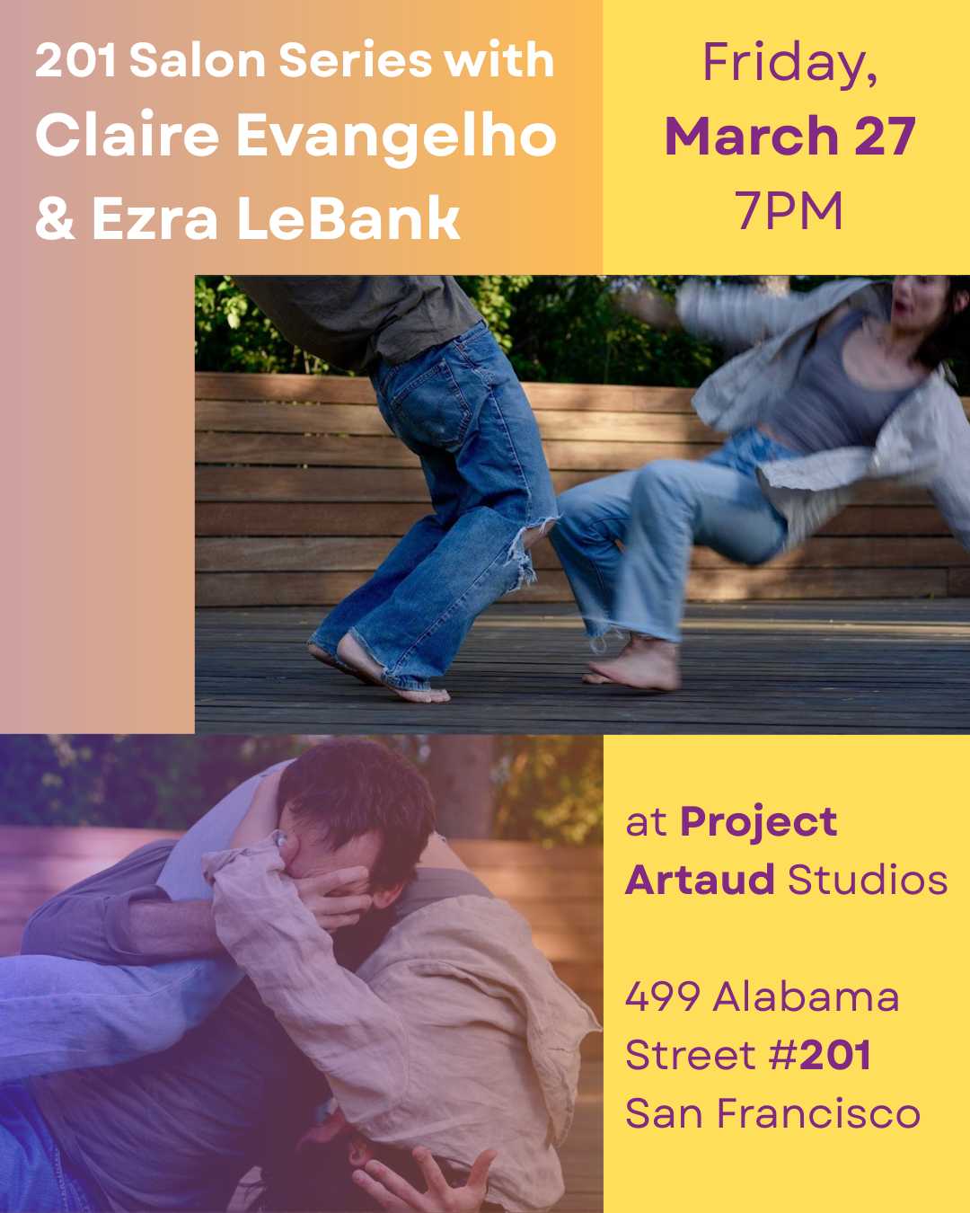 201 Salon Series: Claire Evangelho &amp; Ezra LeBank