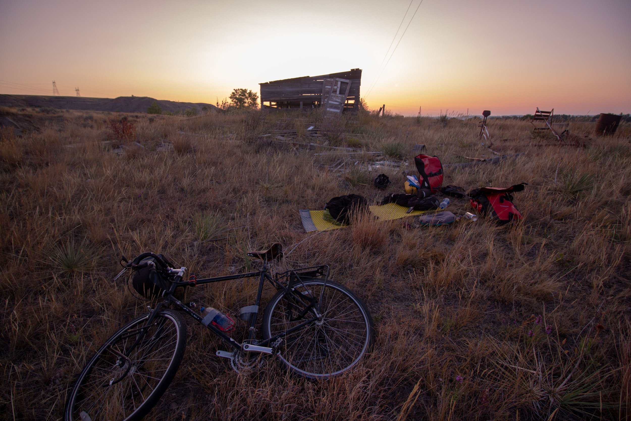Another example of an interesting place to sleep for a night somewhere on the prairie.