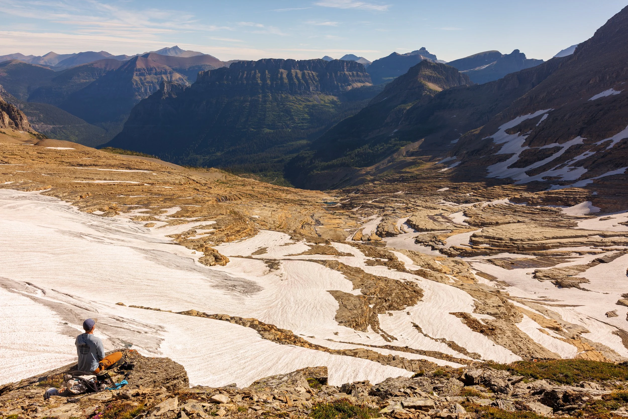Since 2021, Richard Forbes has been attempting to visit all 26 of the remaining glaciers in Glacier National Park on foot, many of them only accessible through steep off-trail terrain. Back when the park was established in 1910, NASA estimates there 