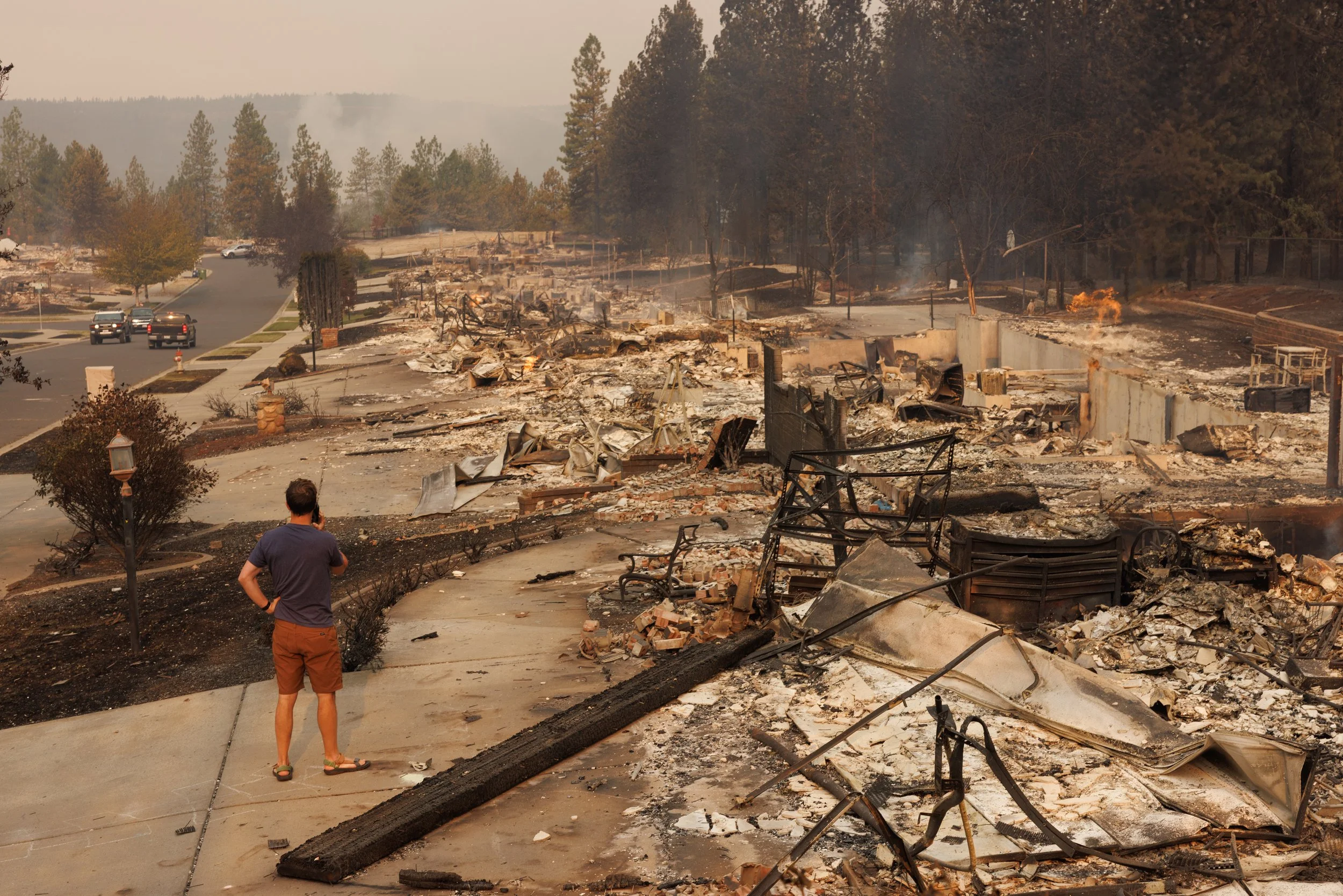 65,000 people were forced to evacuate due to wildfires in Spokane, Wash. on Sunday, August 2, 2026. The Old Trail wildfire started on August 1 during extreme wildfire conditions and traveled into parts of the city. 