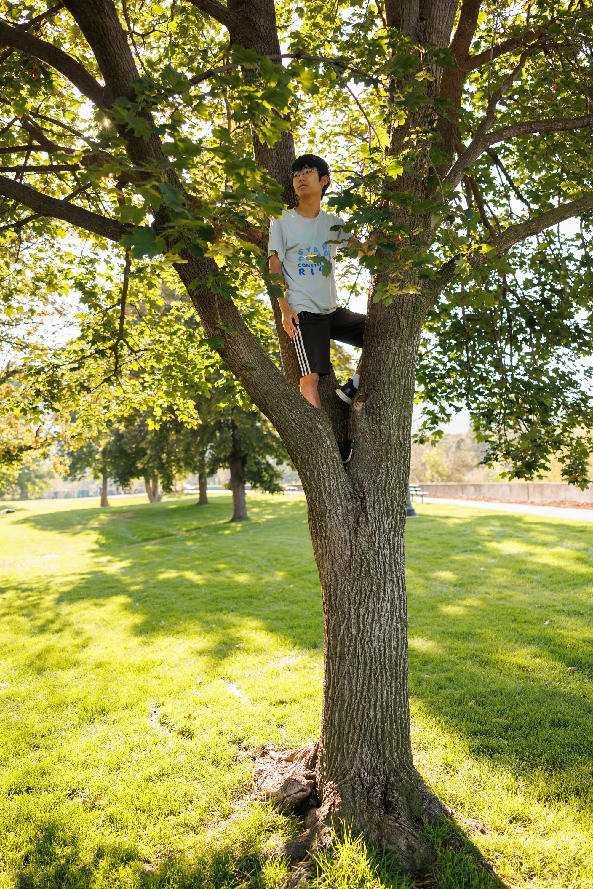 Joseph Lee, 19, one of the youth plaintiffs in Lighthiser v. Trump, poses for a portrait in Missoula on Thursday, September 18, 2025. Lee, who lives in Fullerton, California, was considering a career in environmental science, but might change paths d