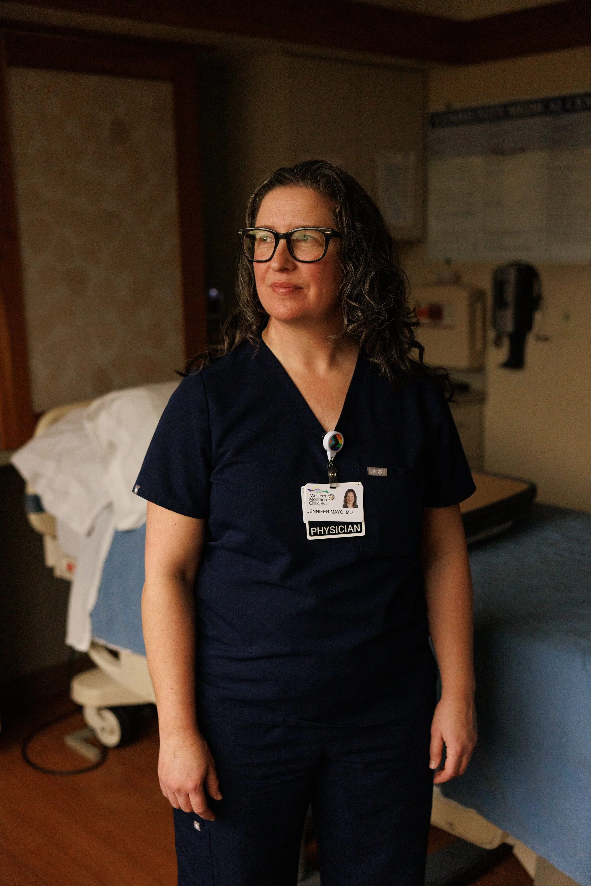 Jennifer Mayo, M.D., OB/GYN of Western Montana Clinic poses for a portrait at Community Medical Center on Friday, November 14, 2025. Dr. Mayo was one of three physicians St. Pats recruited to start their obstetric unit in 2015. She found out abruptly