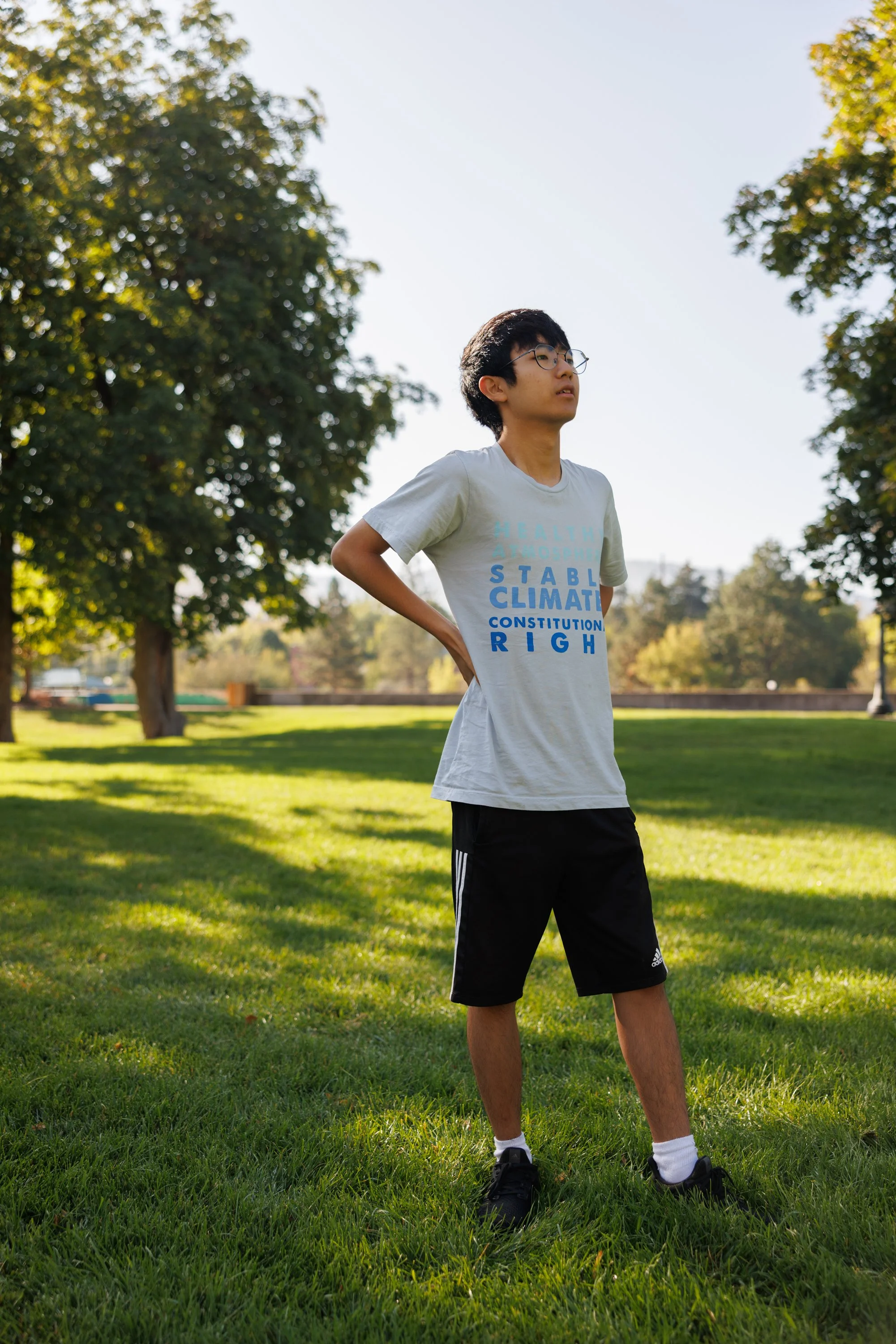 Joseph Lee, 19, one of the youth plaintiffs in Lighthiser v. Trump, poses for a portrait in Missoula on Thursday, September 18, 2025. Lee, who lives in Fullerton, California, was considering a career in environmental science, but might change paths d