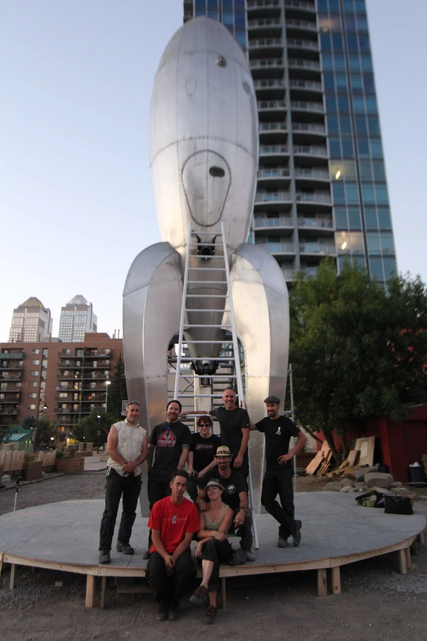 RGR installed in Calgary, Alberta, CA for the Beakerhead Festival, 2013.