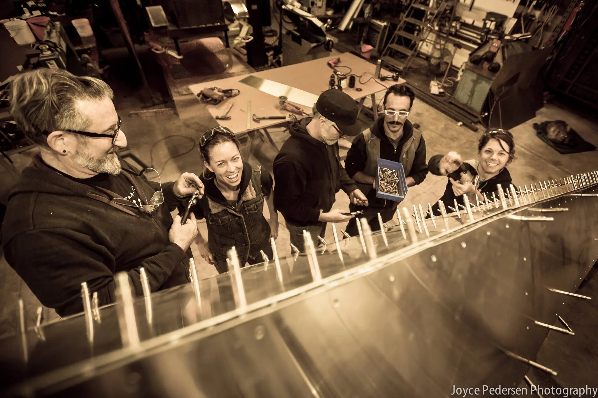 Refurbishing the RGR for Denver. Photo by Joyce Pedersen.