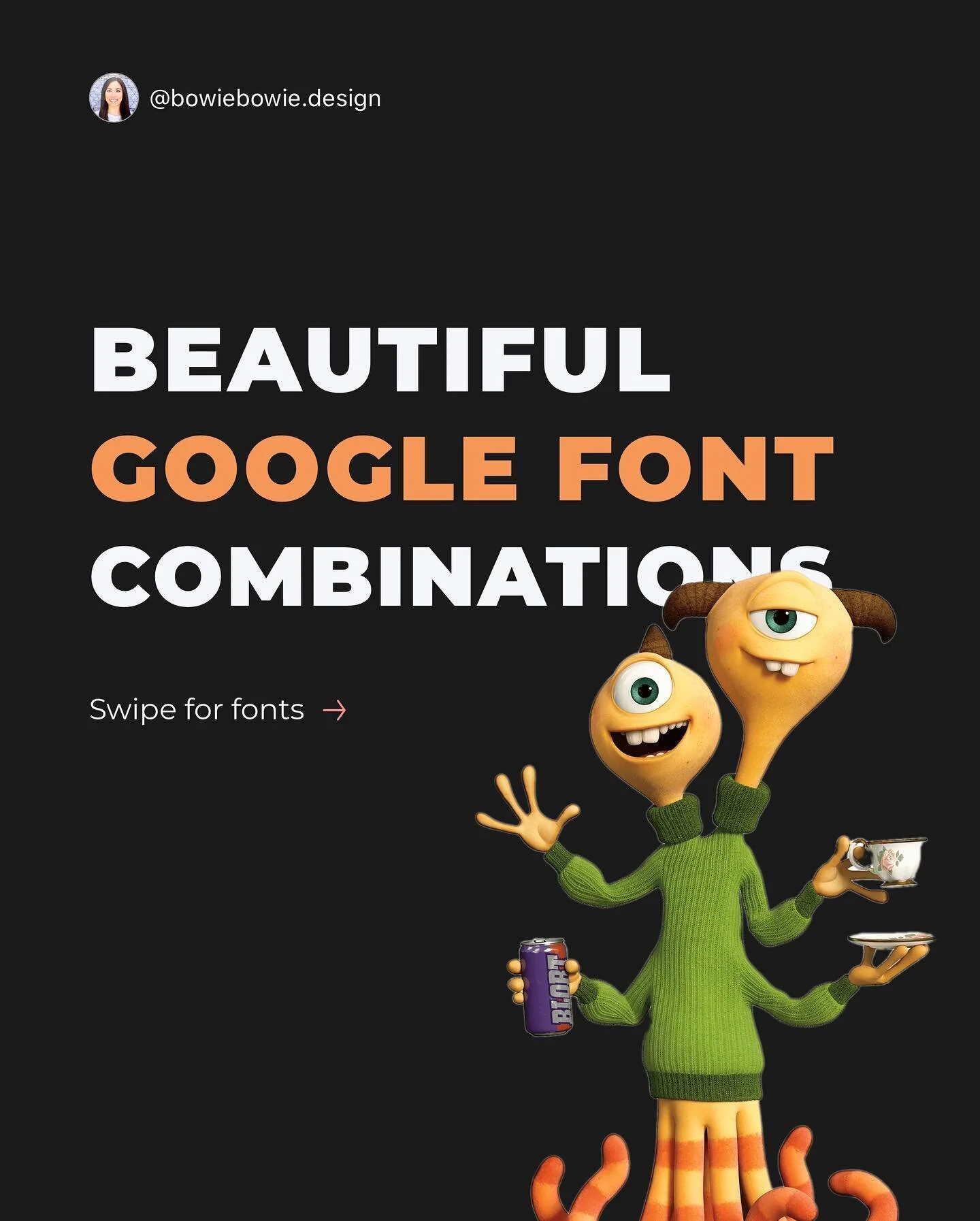 Typography is an integral part of good design, you can make a huge difference with a simple typography change ☝️🎯 

Usually when designing I like to limit max to two typefaces, anything more can be distracting. Here&rsquo;s a set of some of my favou