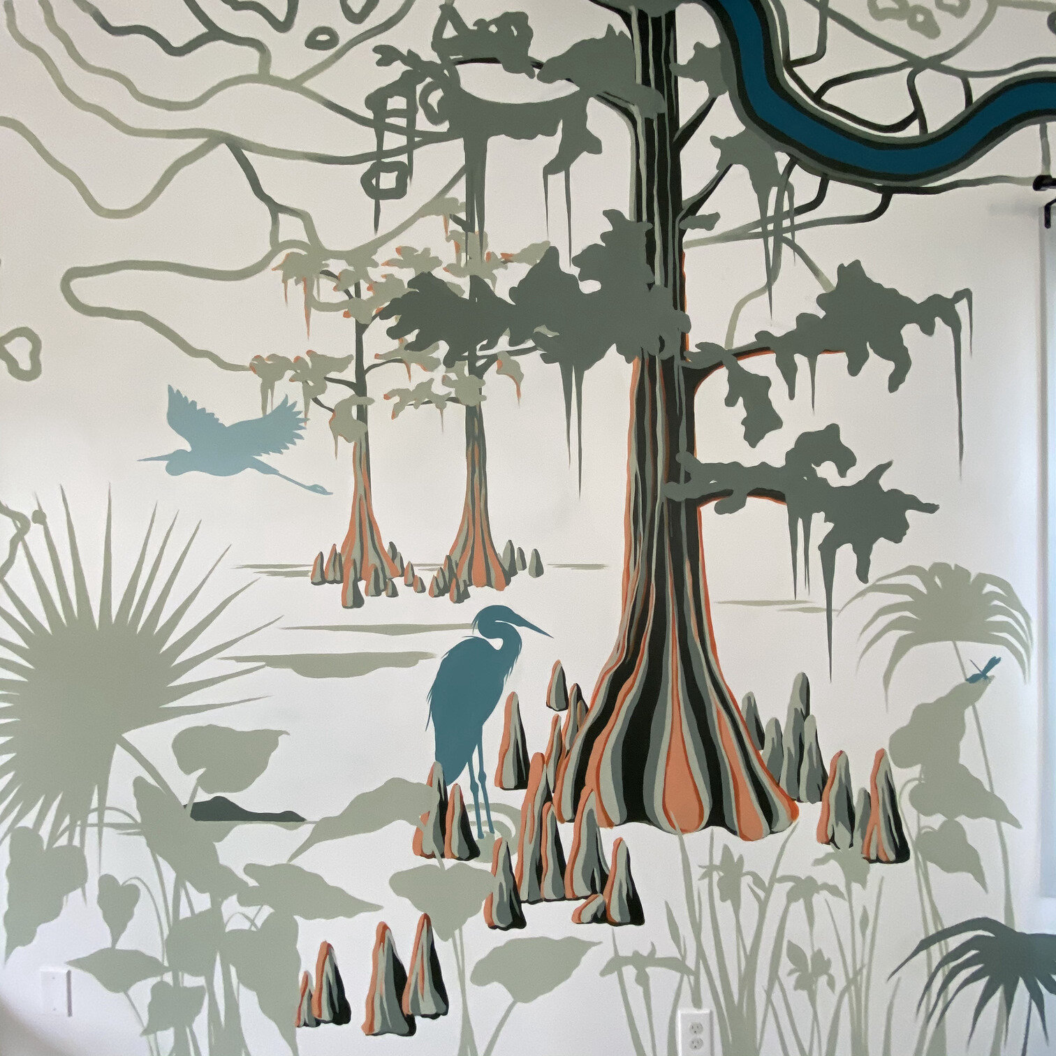 Swamp Mural Detail