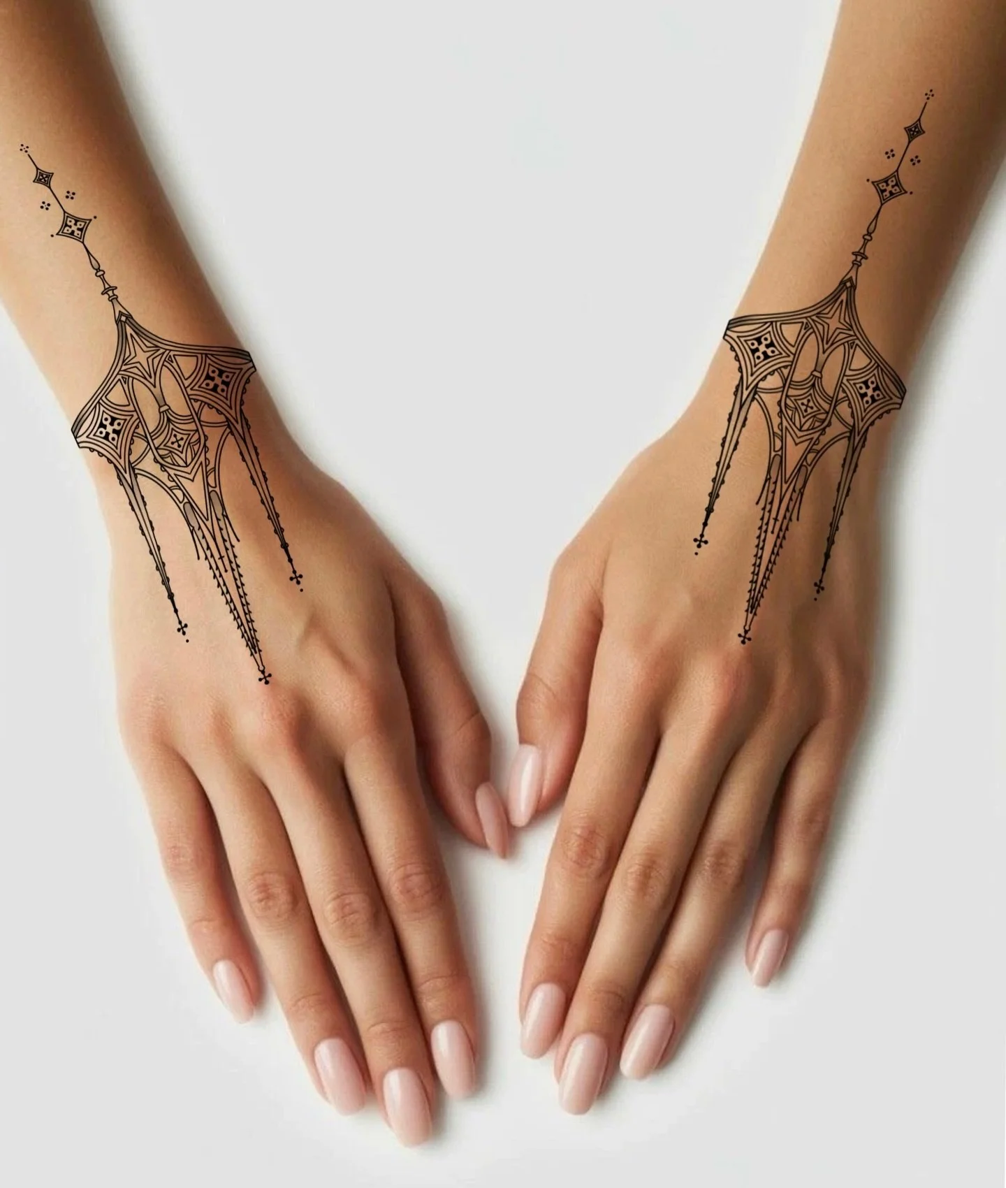 AVAILABLE Cathedral hands ✨ flash piece I would love to do - hit me up to claim !

#flashtattoo #flashtattoos #handtattoos #handtattoo #gothictattoo #ornatetattoo #darktattoo #cathedraltattoo #foryou #foryoupage #explore