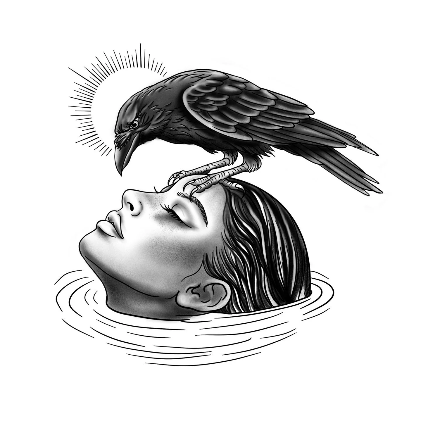 New design available! Drew this up because it was stuck in my head and needed to come out 🫶🏻 dm me to claim!

#femaletattoo #raventattoo #illustrativetattoo #pdxtattoo #flashtattoo