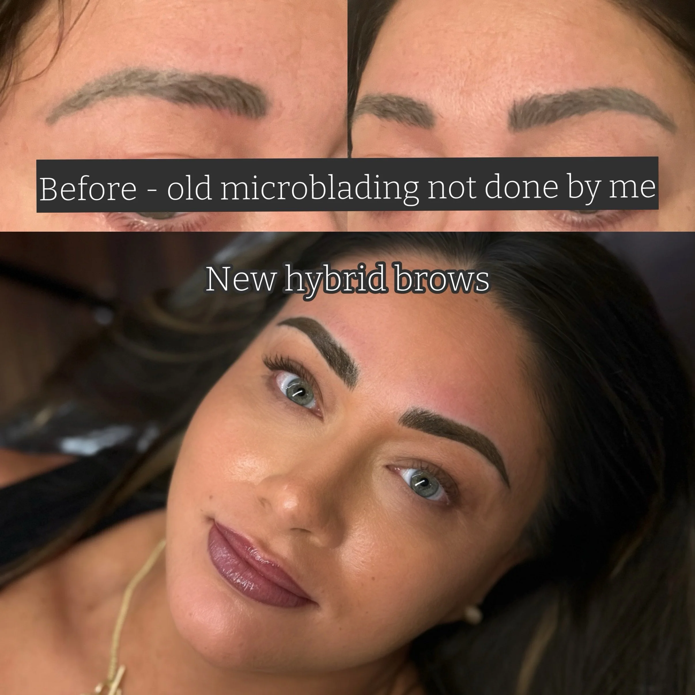 Let&rsquo;s talk corrections! I had a consult with my beautiful client because she had old work, on both her brows and lips not previously done by me. We chatted about laser removal, however she wanted fresh brows for summer and didn&rsquo;t feel the