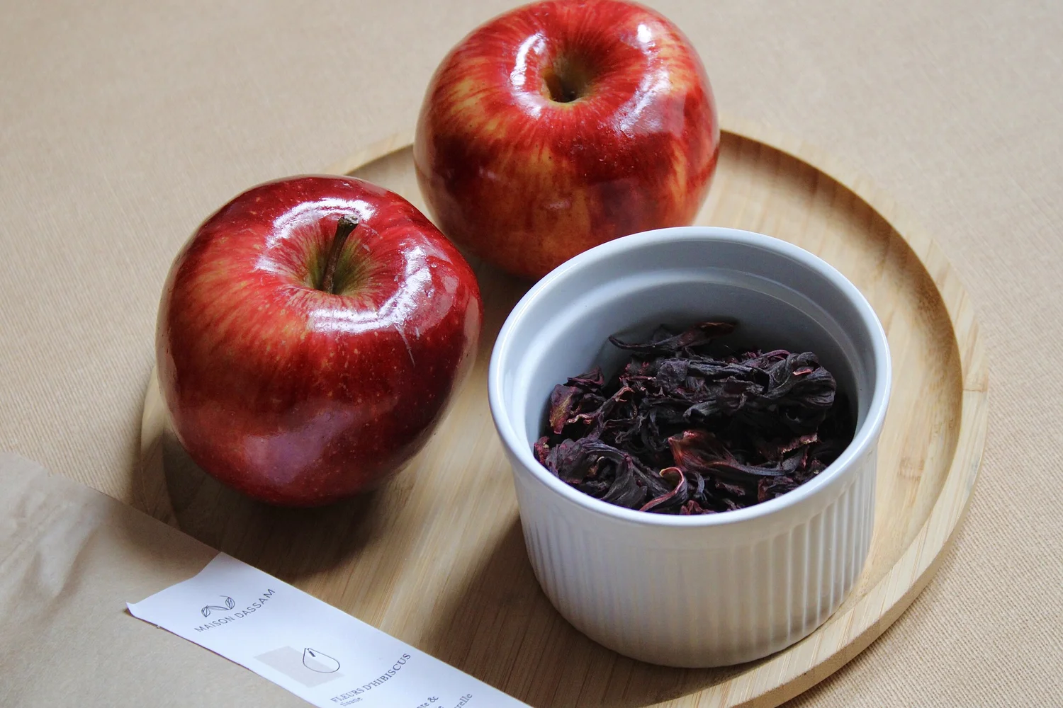 Recette compote pommeshibiscus — Maison Dassam