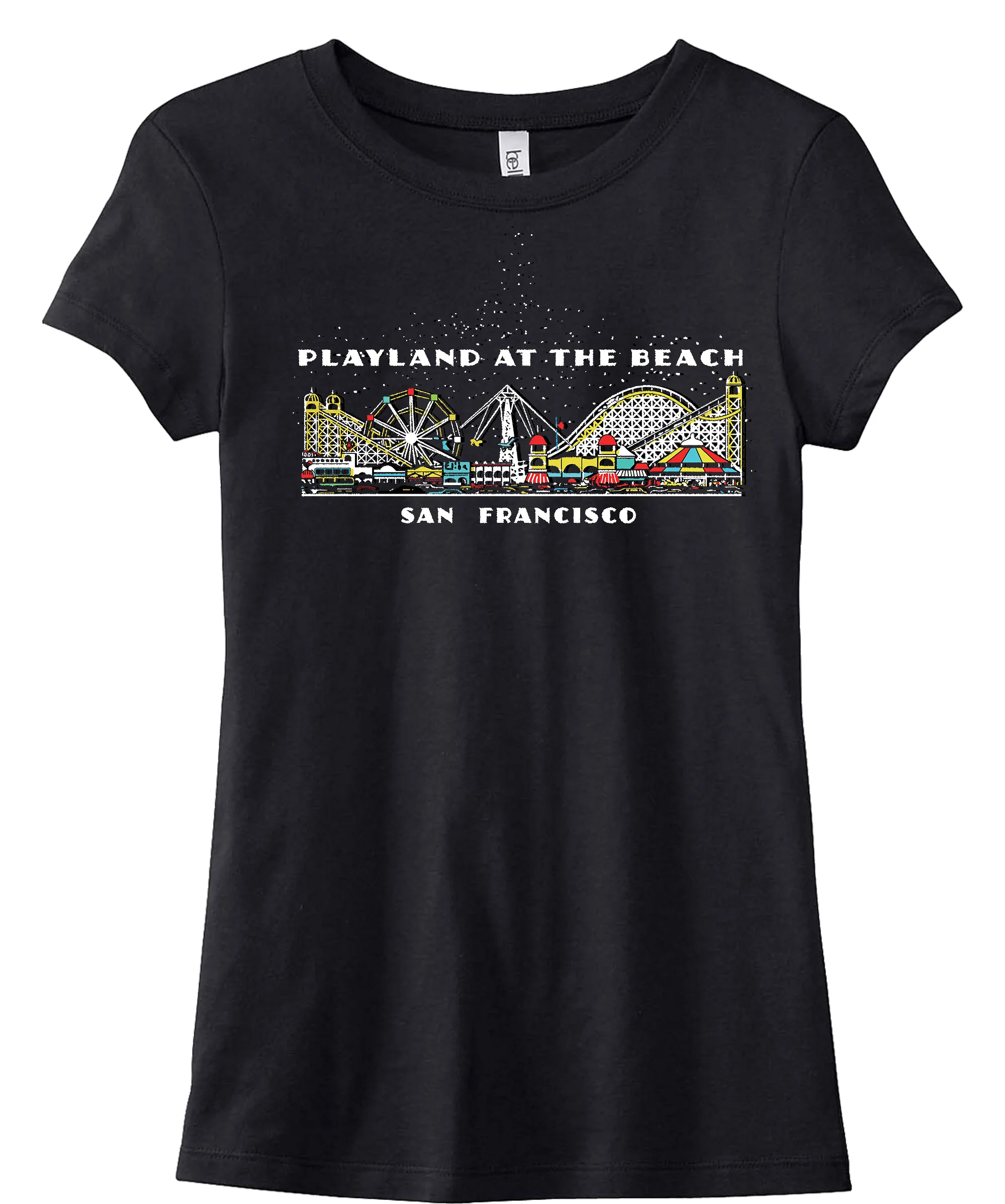 Playland at the Beach San Francisco T-Shirt Matchbook Art Reproduction