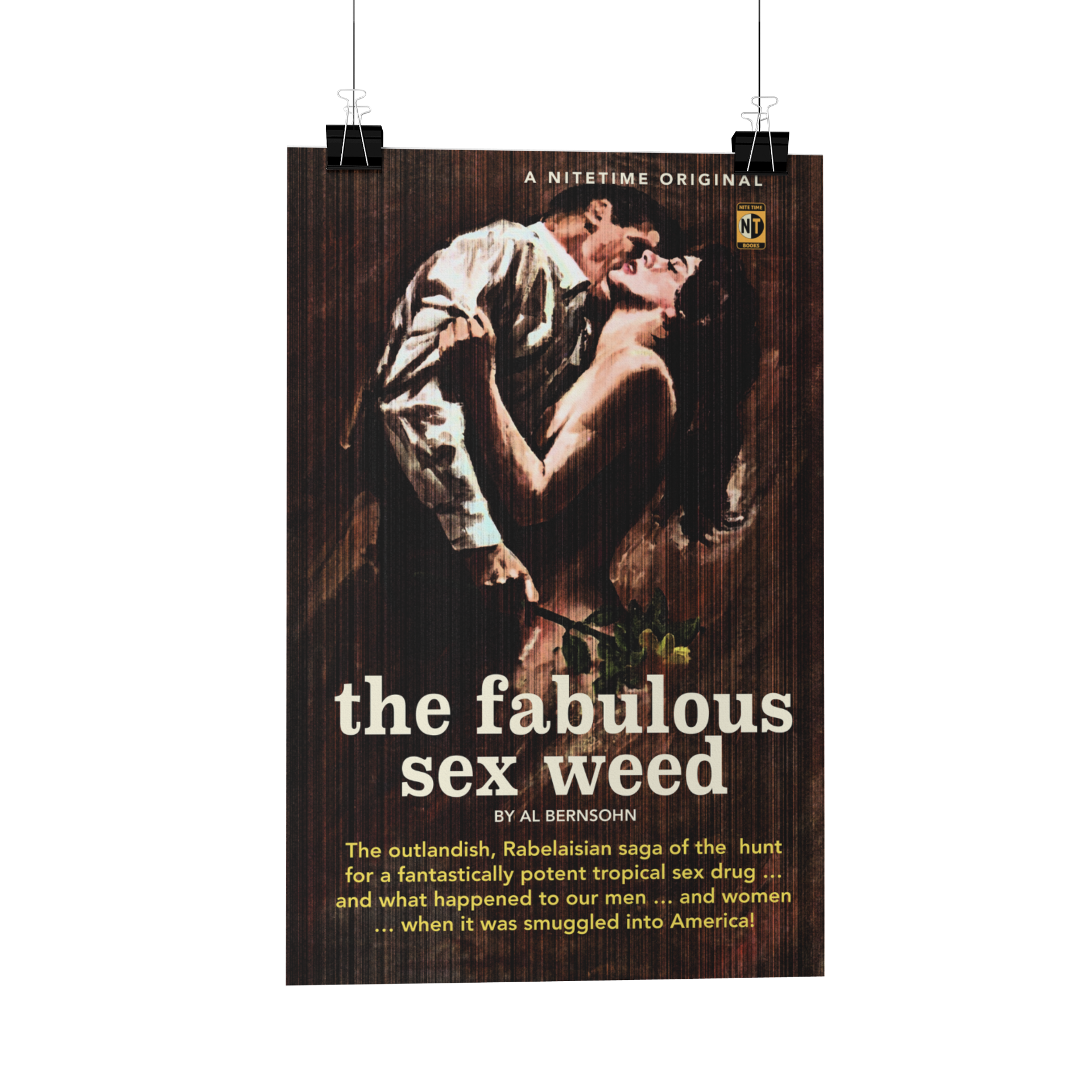 Sex Weed Pulp Novel Cover Poster/Greeting Card reproduction — The Art Boutiki